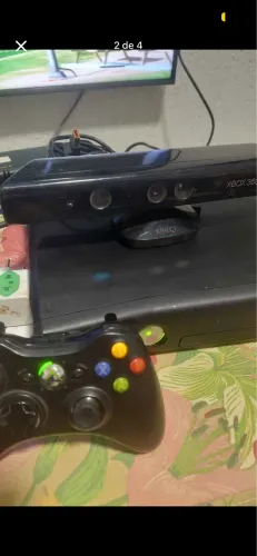 Xbox 360 desbloqueado + 71 jogos + 2 controles