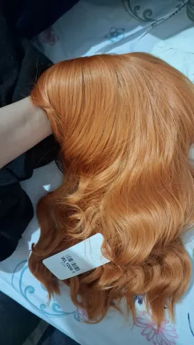 Peruca Laranja Curta
