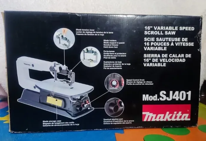 Serra Tico Tico Bancada 130w Velocidade Variavel Sj401 Makita 220 Volts