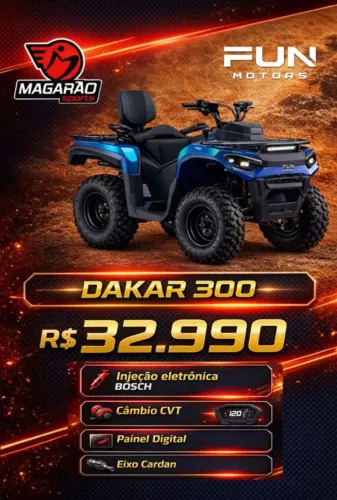 QUADRICICLO DAKAR 300 - FUN MOTORS