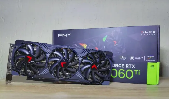Nvidia GeForce RTX 4060 Ti 8GB PNY XLR8 - Seminova com caixa