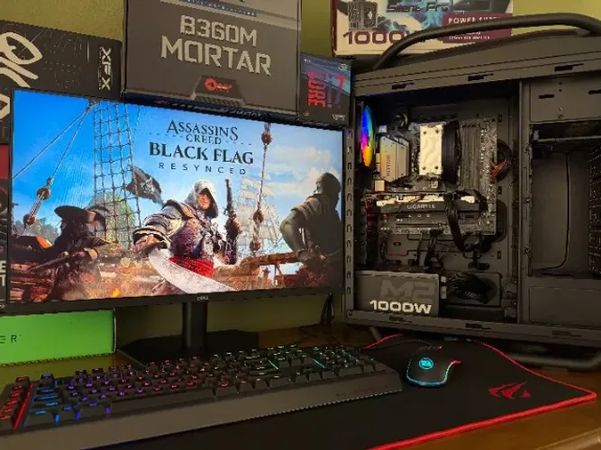 PC-Gamer Intel Core i7-9700KF B360M 8gb SSD-256gb GTX 1660-Ti 6gb