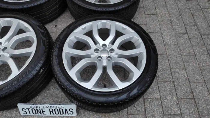 Rodas Land Rover Evoque aro 20" 5x108 com pneus 