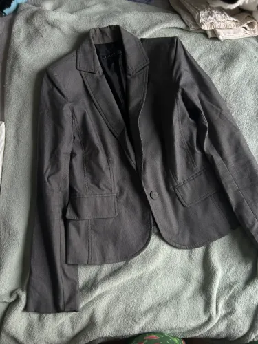 blazer cinza