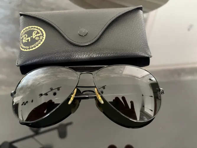 OCULOS ORIGINAL RAY BAN AVIADOR PRETO