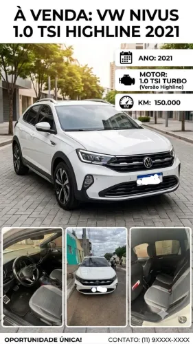 Volkswagen Nivus Highline 1.0 200 TSI Flex AUT 2021