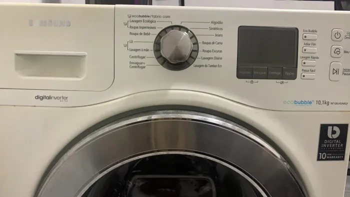 Máquina de lavar Samsung eco bubble 10kg digital inverter