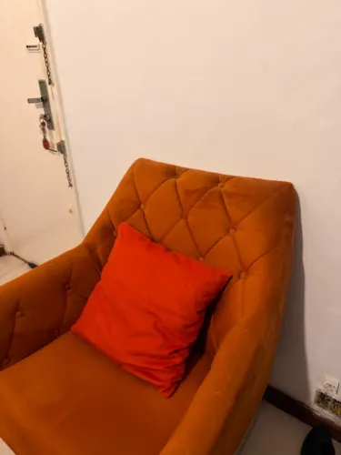 Poltrona caramelo comprada no Rio Grande do Sul