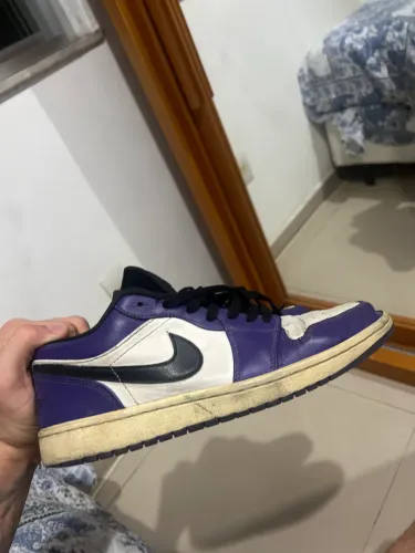 Tênis Nike jordan 1 court purple