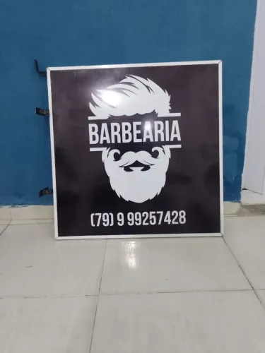 Placa pra salão 