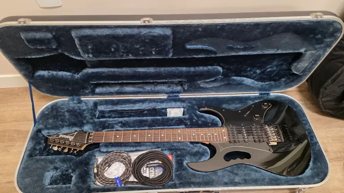 Guitarra Ibanez JEM-JR BK Signature + Case Rígido Sob Medida Luxo