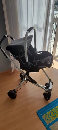 Carrinho de bebê 3 em 1 kiddo
