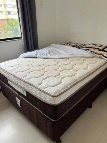 Cama Box Casal Ortobom Sleep King | Molas Ensacadas | Excelente Estado