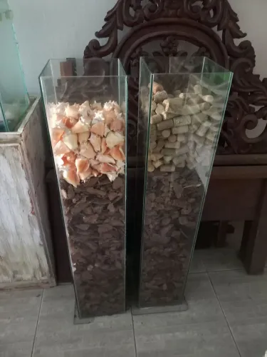 Colunas de vidro