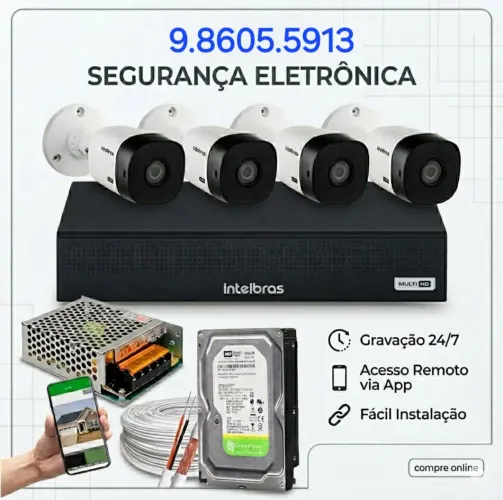 Sistema de segurança eletrônica venda