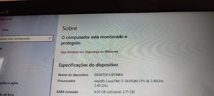 Notebook Samsung I7