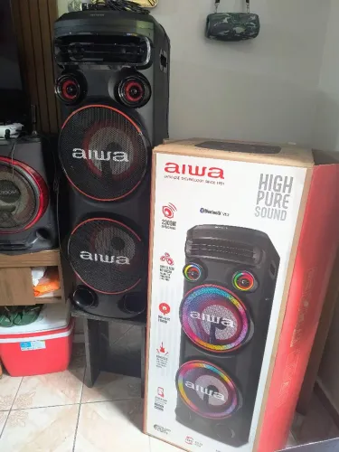 Vendo caixa de som nova aiwa