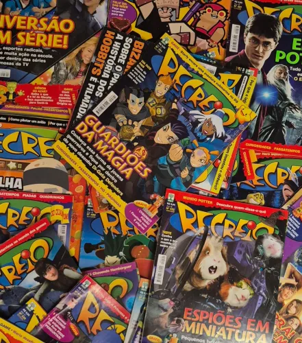 Coleção com 60 revistas Recreio originais + revistas 2 Cadê! de brinde
