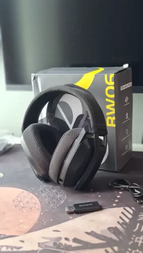 Headset Gamer Sem Fio Binnune BW06 Preto [NOVO]