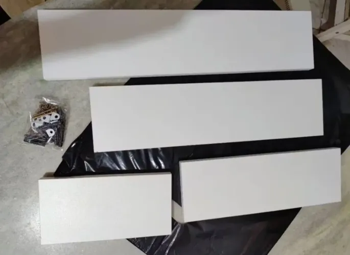 KIT 4 PRATELEIRAS EM MDF 