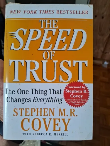 Livro Speed of Trust, the One Thing That Changes Everything - Stephen Covey, Rebecca M.