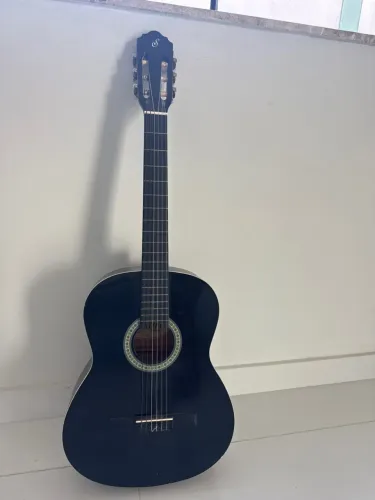 Violão preto Start by Giannini,modelo N-14 BK
