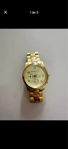 Relógio michael kors original dourado feminino 