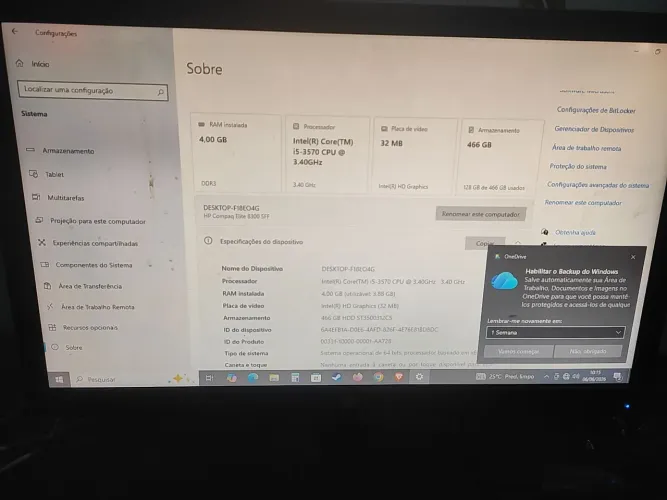 Computador HP I5 completo