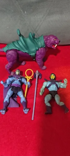 Lote boneco heman esqueleto 