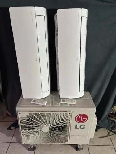 Bisplit LG 2x9000 quente e frio multisplit
