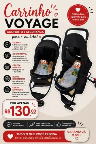 Carrinho de Bebê Voyage