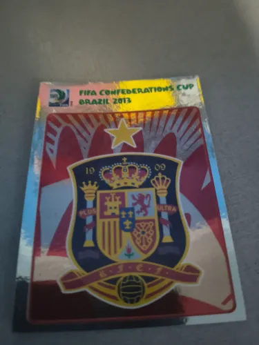 Figurinha da Espanha da Copa de 2013 Brasil