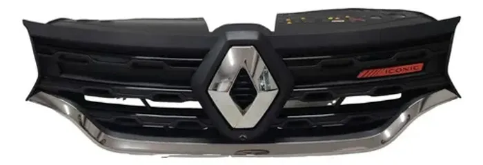 Grade Parachoque Dianteiro Renault Duster Iconic 2024 Preto Fosco