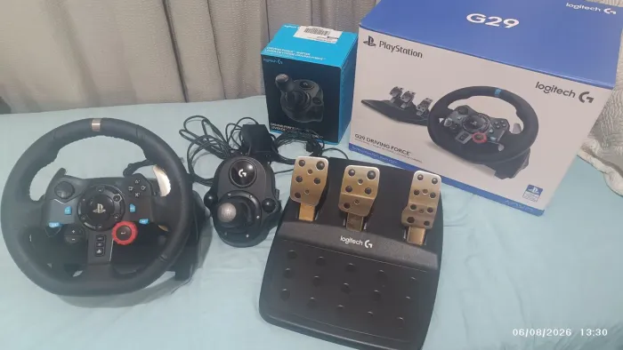 Volante Logitech G29 + Câmbio