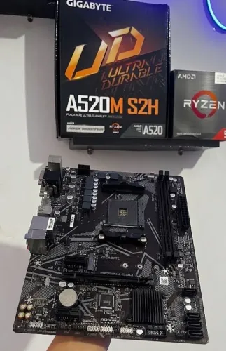 Placa mãe Gigabyte A520M S2H