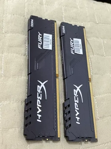 Memória RAM HyperX Fury 8GB (2x4GB) DDR4 Kingston - Kit Dual Channel