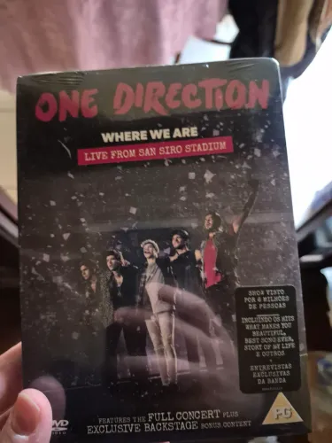Dvd one direction - where we are live from san siro stadium(lacrado)