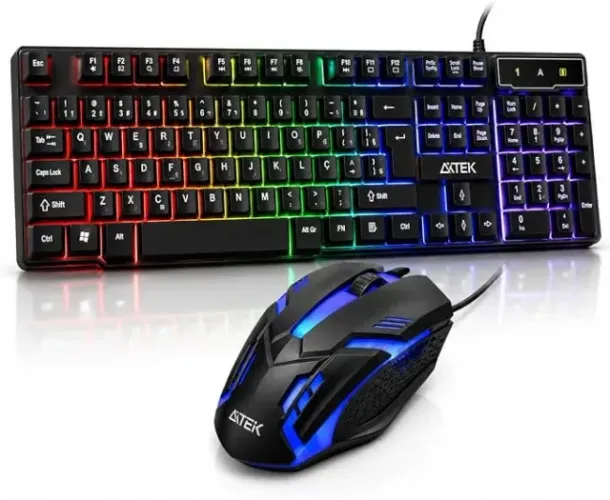 Kit Teclado e Mouse Gamer Aitek