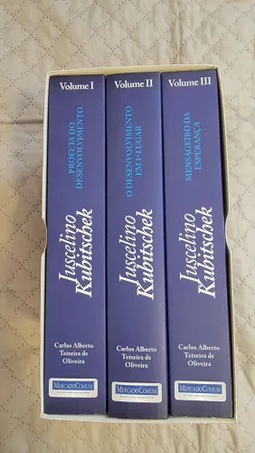 Box de Livros - Juscelino Kubitschek (3 Volumes)