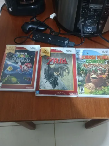 Nintendo Wii desbloqueado com jogos originais
