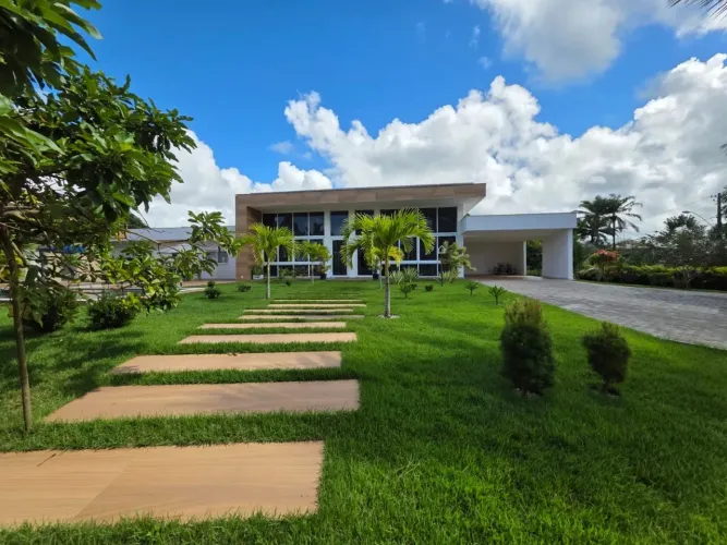 Mansão no Parque Encontro das Águas 4720m² Casa 6 suítes espetacular Lauro de Freitas | Li