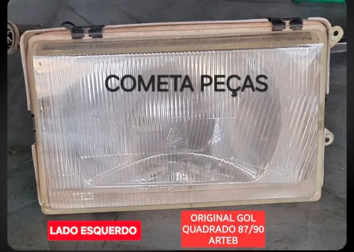 CP-75 Farol Gol Quadrado 87/90 Arteb Original Lado Esquerdo