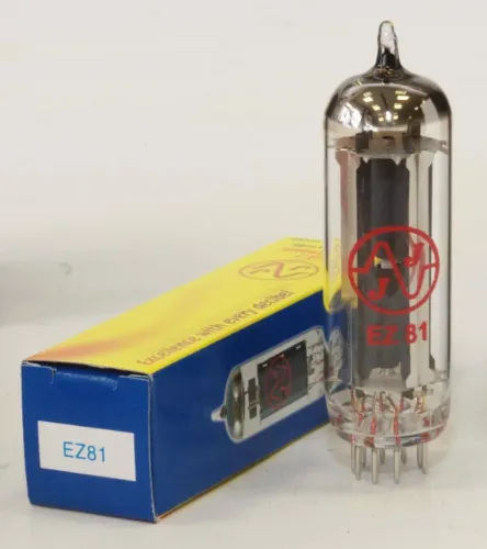 NOVA! Válvula retificadora EZ81 JJ Tesla - jj sovtek mullard tung sol vox ac10 marshall 18
