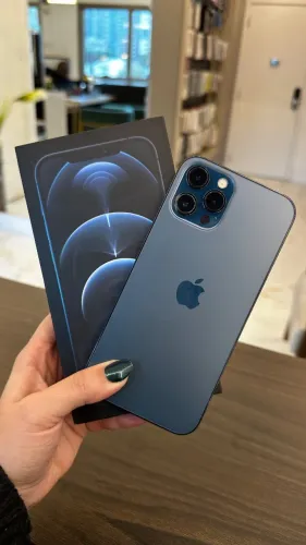 IPHONE 12 PRO MAX 128GB AZUL SEMINOVO / LOJA FÍSICA