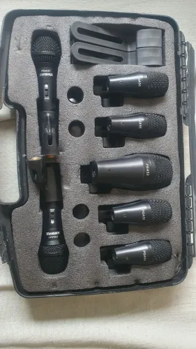 Microfones Shure para Bateria