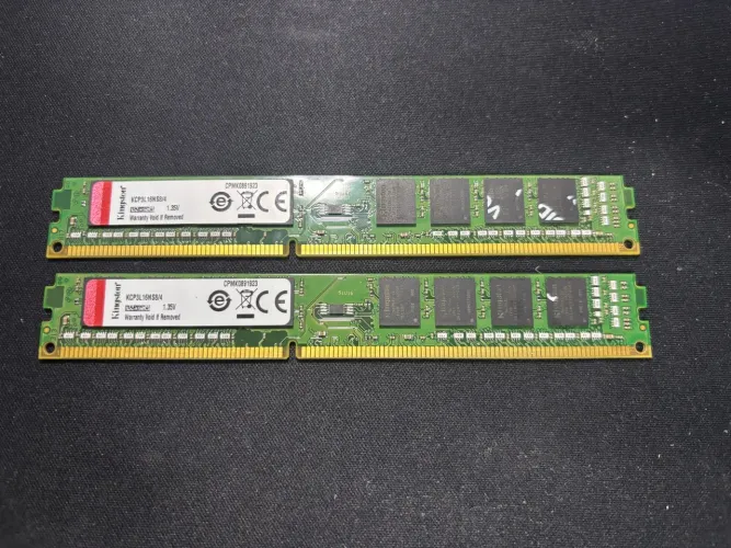 Kit 2x Memória RAM Kingston 4GB DDR3L 1600MHz 1,35V 8GB