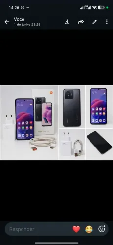 Redmi 12s (carregador e caixinha)