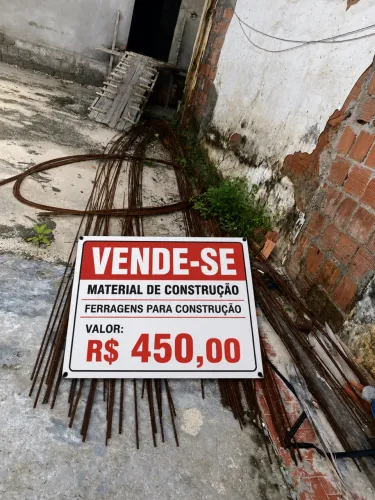 Vendo ferros para construção