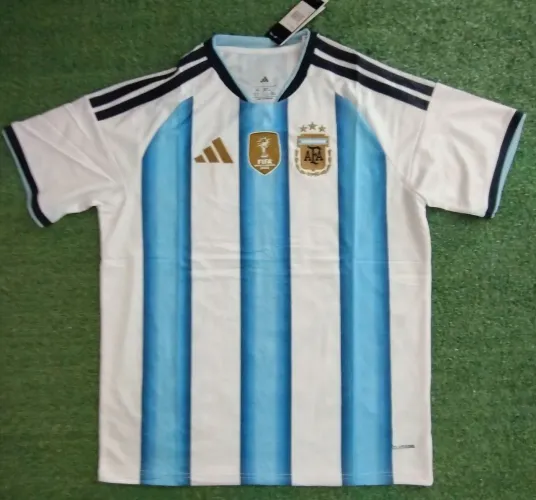 Camisa Argentina Home Copa 2026 Patch Campeã 2022 Adidas Modelo Torcedor
