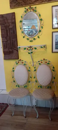 Conjunto de ferro forjado Antigo